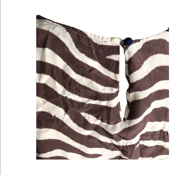J. Crew | Silk giraffe print blouse half sleeves - Picture 9 of 11